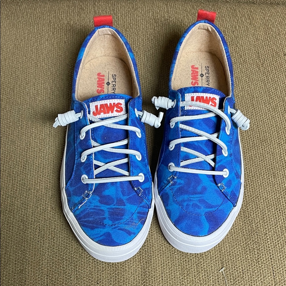 Sperry womens Vibrant Blue Jaws Slip on